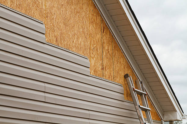 Professional Wood Siding technician working in Bedford, VA